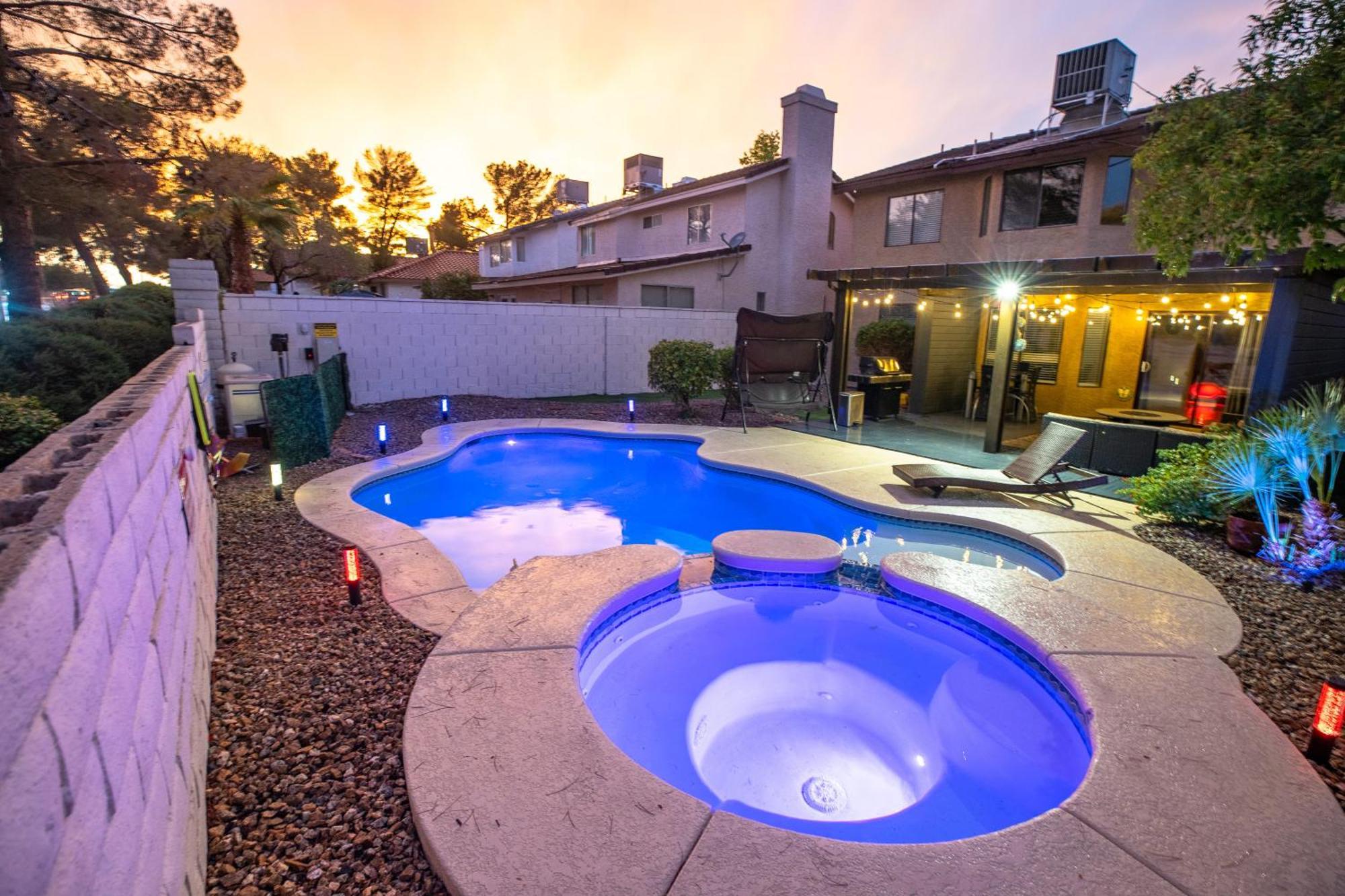 Villa 1800 Sqft House W/Heated Pool Spa 13Min From Strip Las Vegas Exterior foto