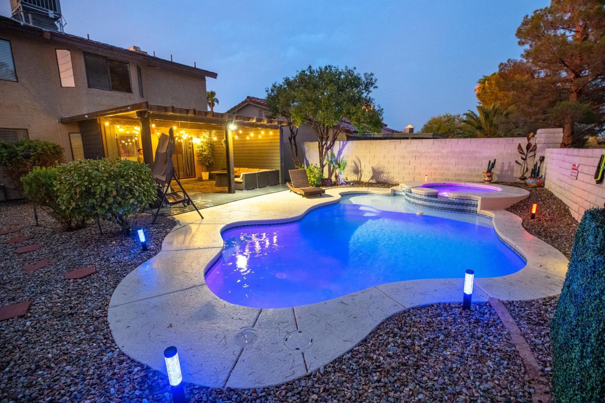 Villa 1800 Sqft House W/Heated Pool Spa 13Min From Strip Las Vegas Exterior foto