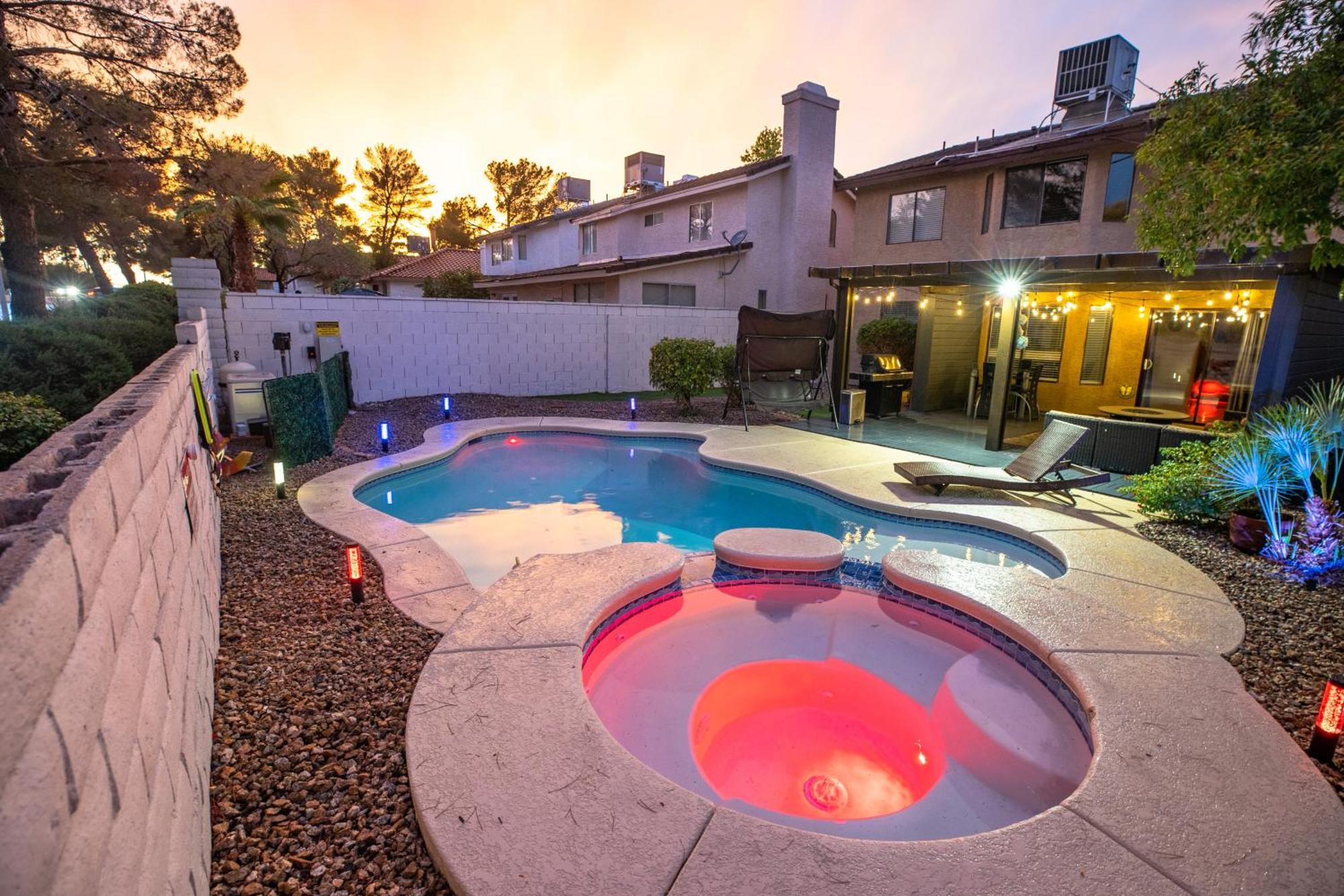 Villa 1800 Sqft House W/Heated Pool Spa 13Min From Strip Las Vegas Exterior foto